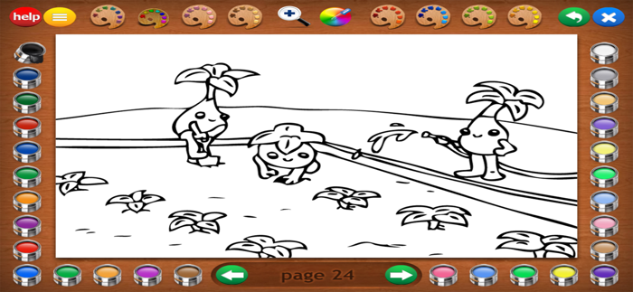 Silly Scenes Coloring Book