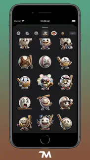 baseball faces stickers iphone screenshot 3