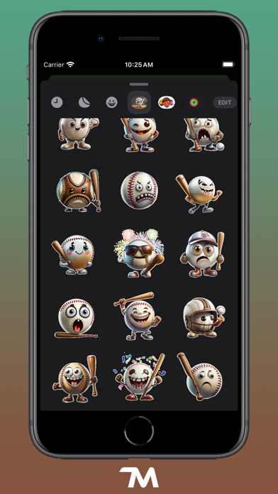 Baseball Faces Stickers Screenshot