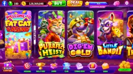 fat cat casino - slots game iphone screenshot 2