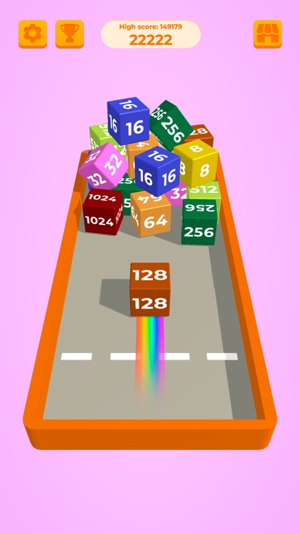 Chain Cube: 2048 3D Merge Game screenshot-5