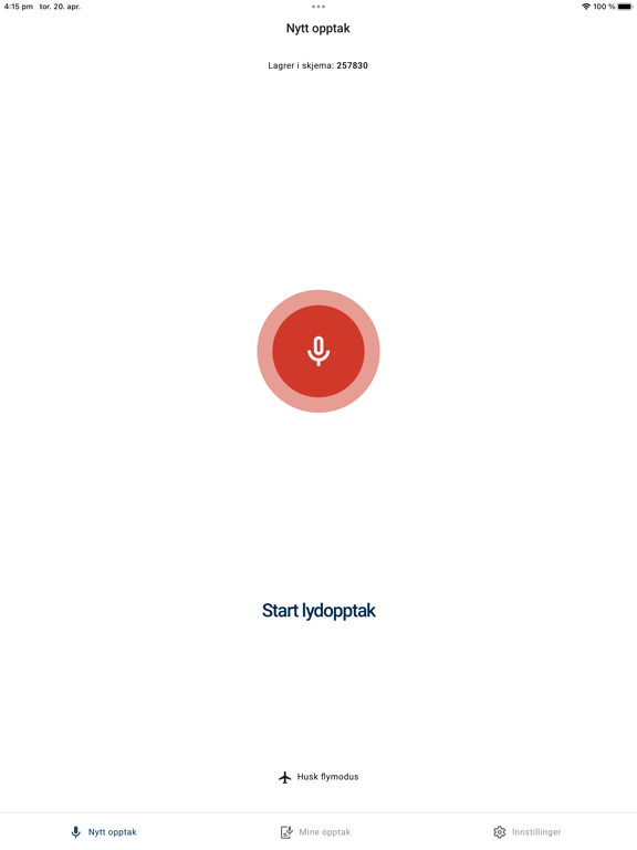 Screenshot #4 pour Nettskjema-diktafon