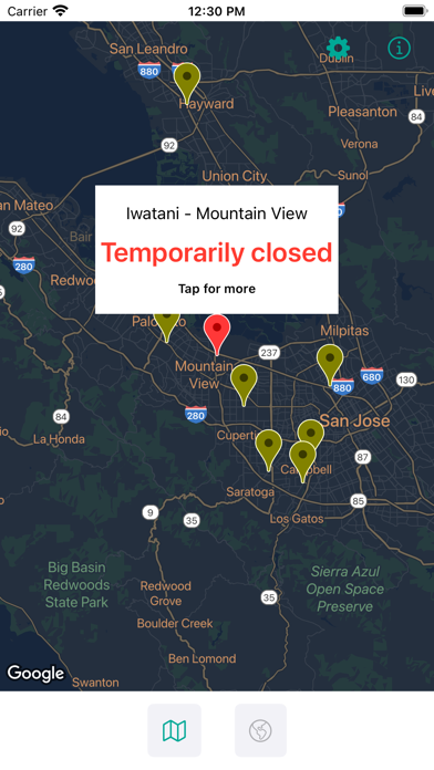 Hydrogen Stations USA Screenshot