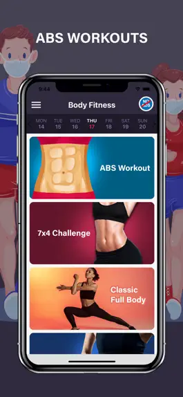Game screenshot Abs Workout Fit Body Exercises mod apk