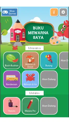Game screenshot Belajar Mewarna dan Melukis mod apk