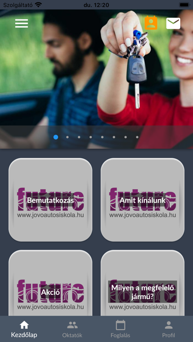 Jövő Autósiskola Screenshot