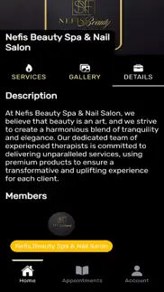 nefis beauty spa & nail salon iphone screenshot 3