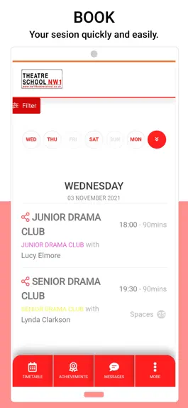 Game screenshot NW1 Theatre School apk