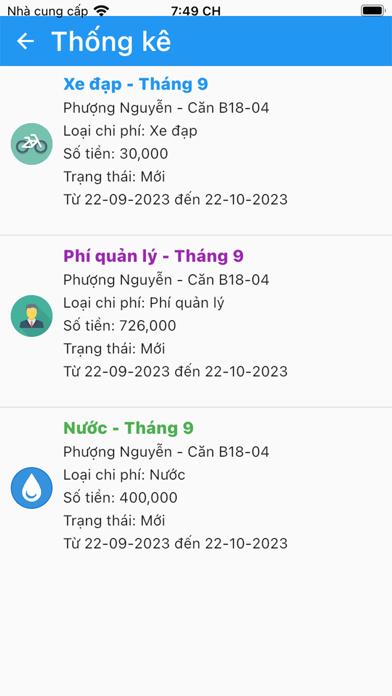 Quản Lý Phòng Trọ Việt Nam Screenshot