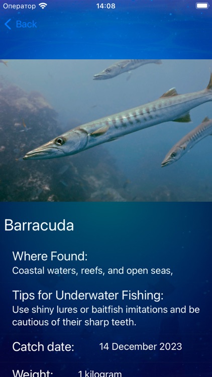 Underwater fishing tracker screenshot-4
