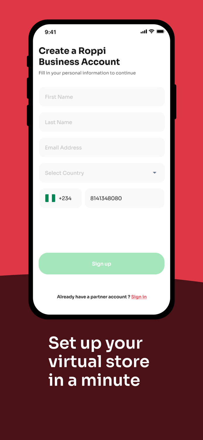 Roppi business for merchants