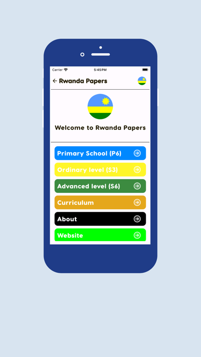 Rwanda Past Papers Screenshot