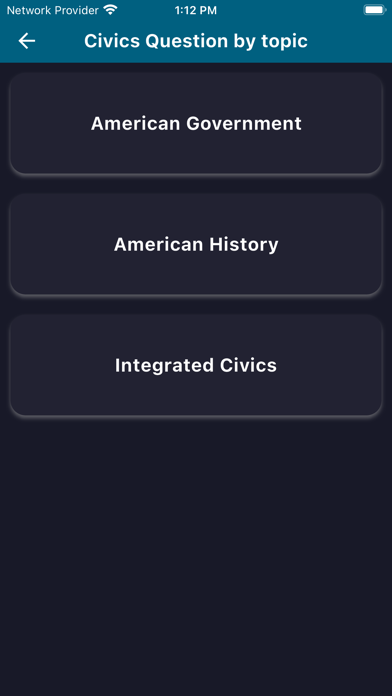 US Citizenship Test 2024. Screenshot