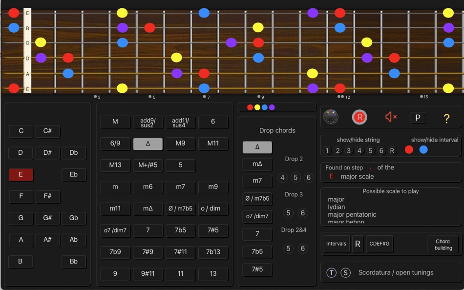 #5. Guitar Chords in Colour (macOS) 由: John Gellecum