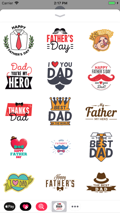 Screenshot #3 pour Fathers Day emoji & stickers