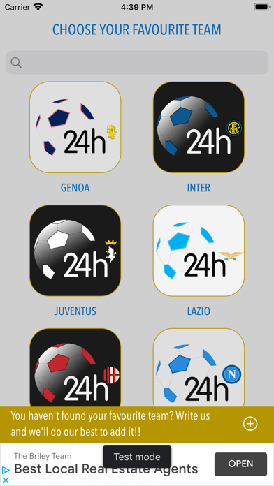 Calcio 24h Screenshot