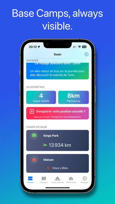 Swan: Travel Journal Screenshot
