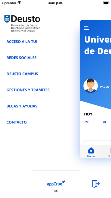 Universidad de Deusto Screenshot