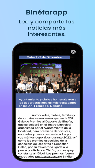 Binéfar app2.0 Screenshot