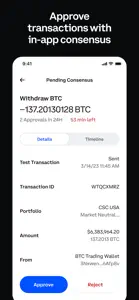 Coinbase Prime Approvals screenshot #3 for iPhone