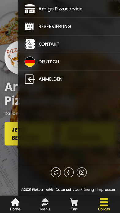 Amigo Pizzaservice Screenshot