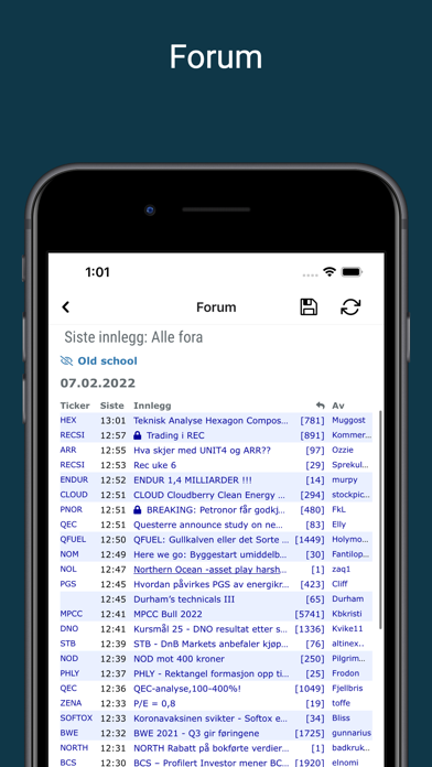 AksjeGuru Nyheter børs finans Screenshot
