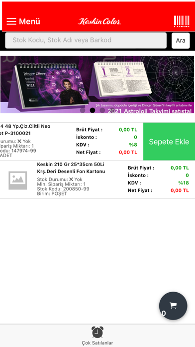 Keskin Color B2B Screenshot