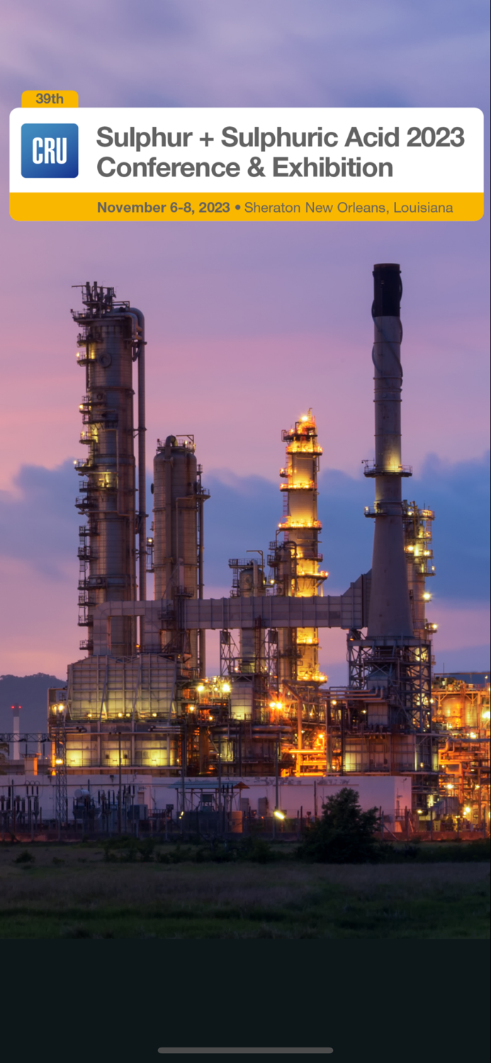 Sulphur  Sulphuric Acid 2023