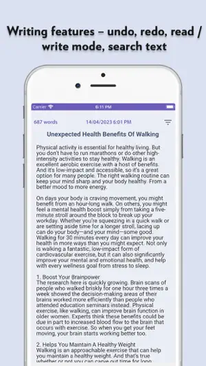 WriteDown: Write Books, Novels screenshot 4