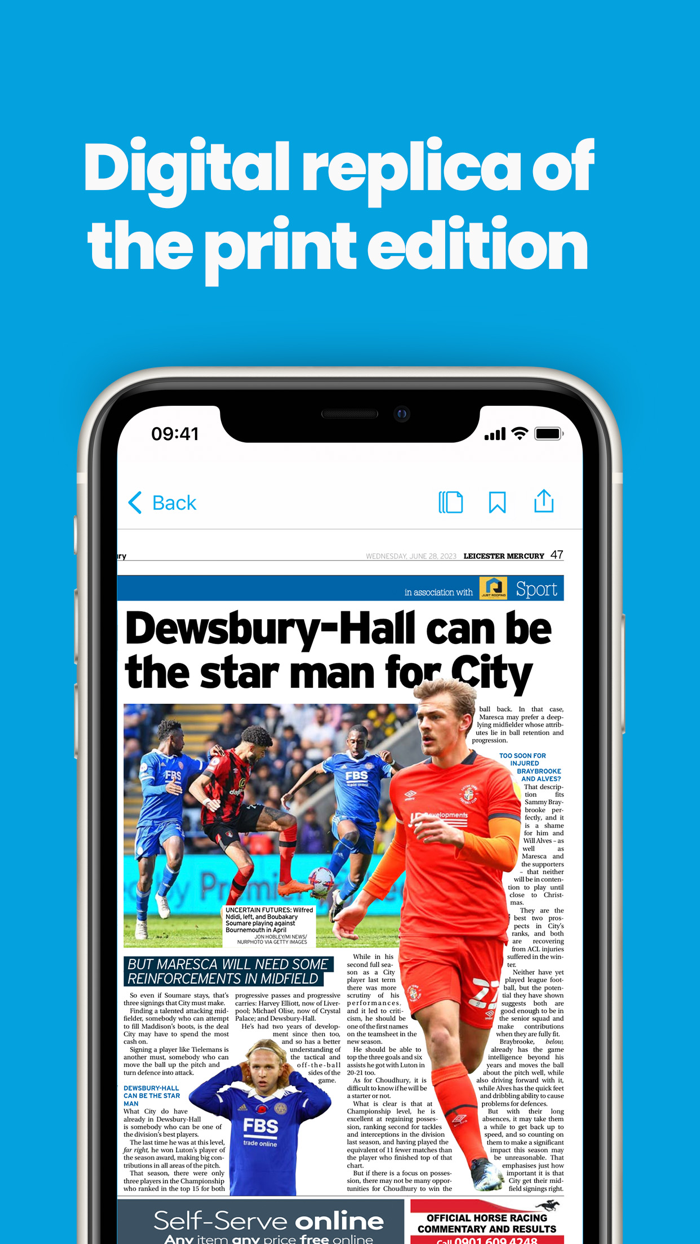 Leicester Mercury Newspaper