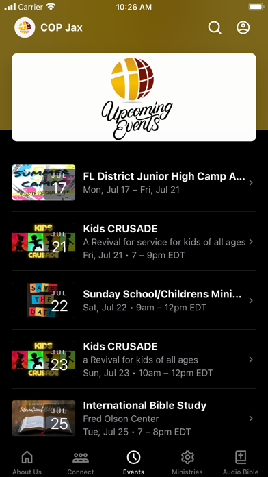 Church of Pentecost Jax FL Screenshot