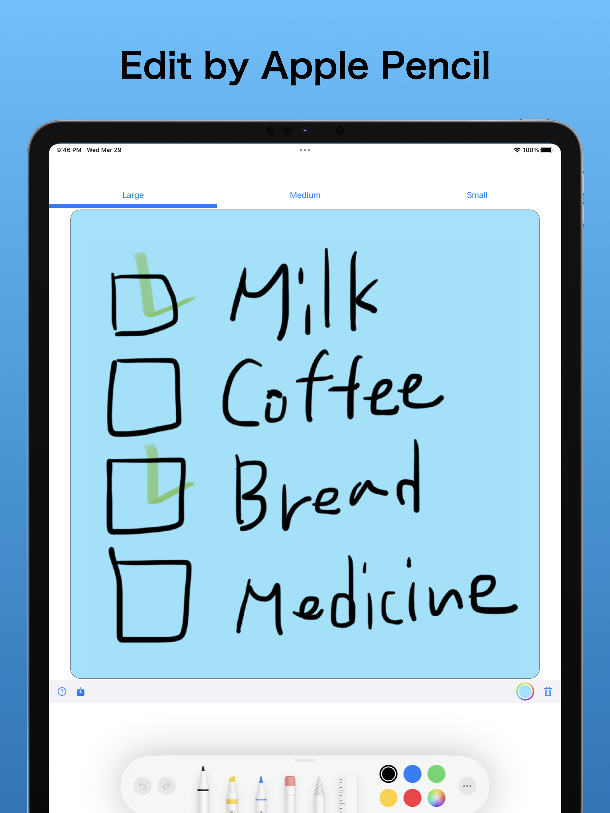 Quick Widget Memo
