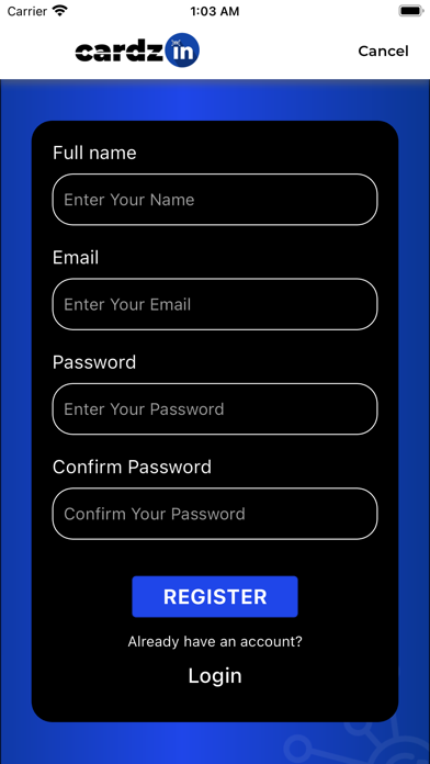 CardzIn Screenshot