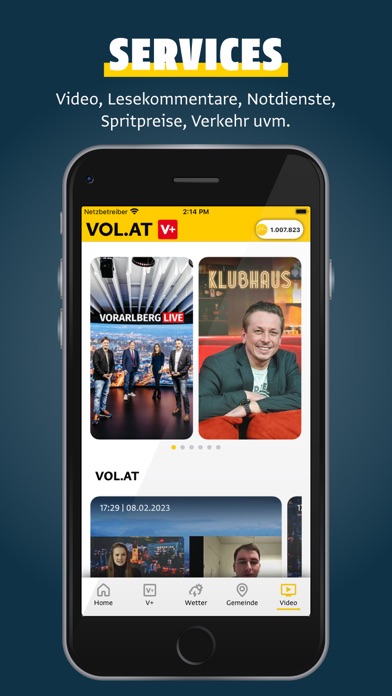 VOL.AT - Vorarlberg Online Screenshot