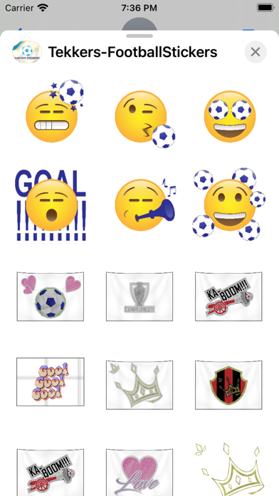 Soccer - Stickers Screenshot