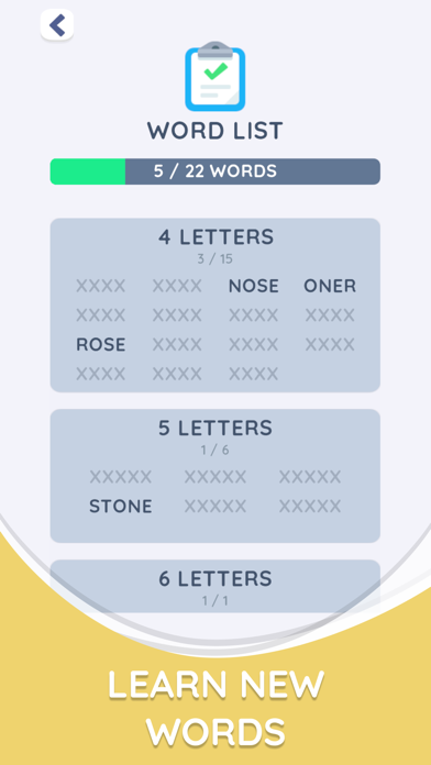 Wordlink! Connect Words, Relax Screenshot