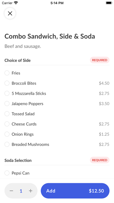 Rosa's Pizza Screenshot