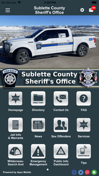 Sublette County Sheriff Screenshot