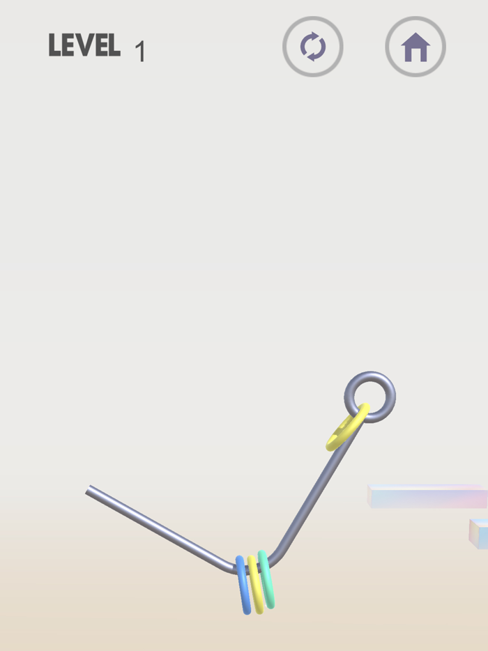 Ring Hoop Stack Color Puzzle