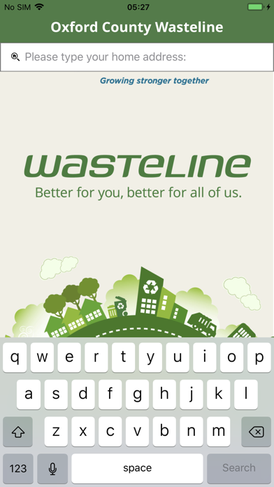 Oxford County Wasteline Screenshot