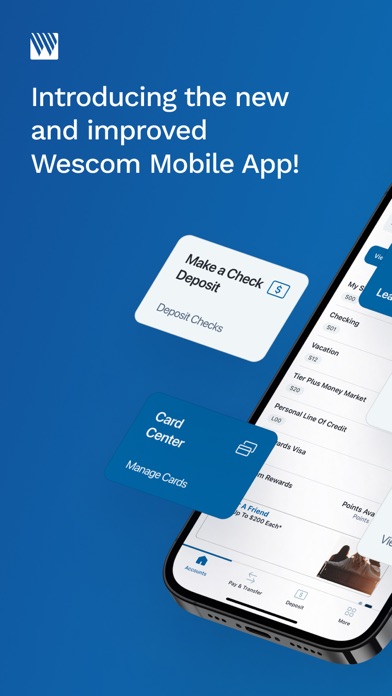 Wescom Credit Union Mobile Screenshot