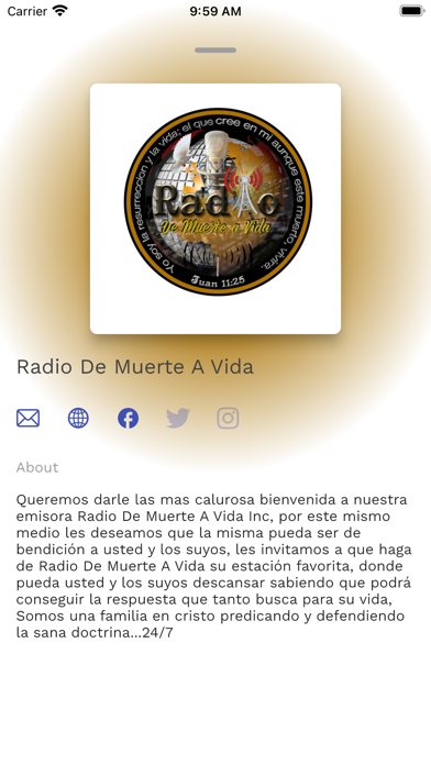 Radio De Muerte A Vida Screenshot