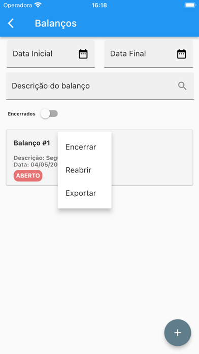Balanço Mobile Screenshot