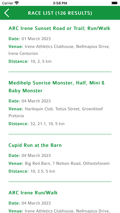 Runners Guide Screenshot