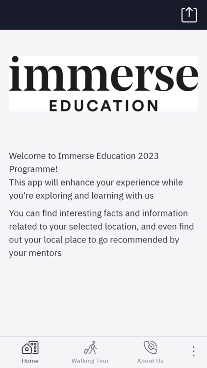 Immerse Walking Tour
