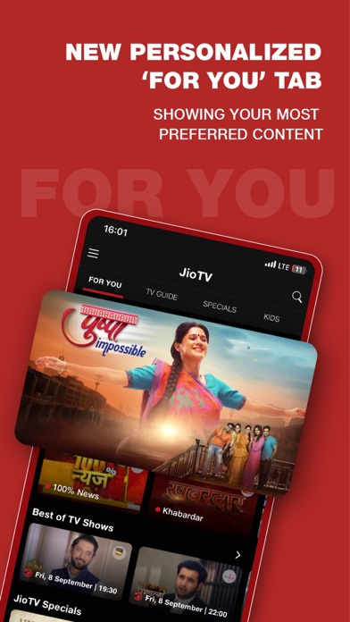 JioTV-Live TV & Catch-Up Screenshot