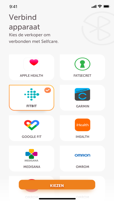 Selfcare - Your Health Data Screenshot