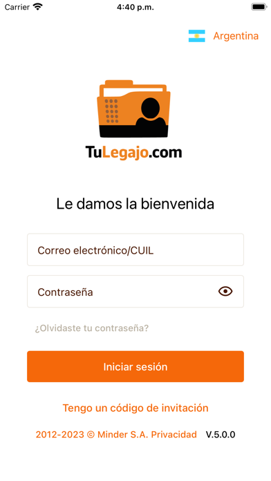 TuLegajo Screenshot