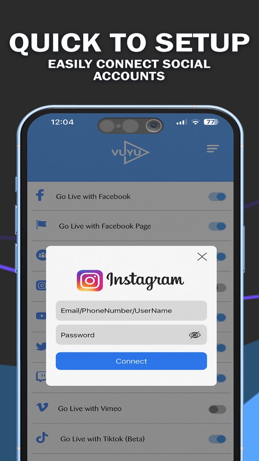 #3. Vuyu -Live-Multi Social Stream (iOS) 由: vuyu.app Ltd