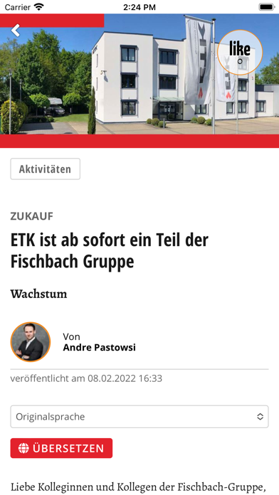 MyFischbach Screenshot